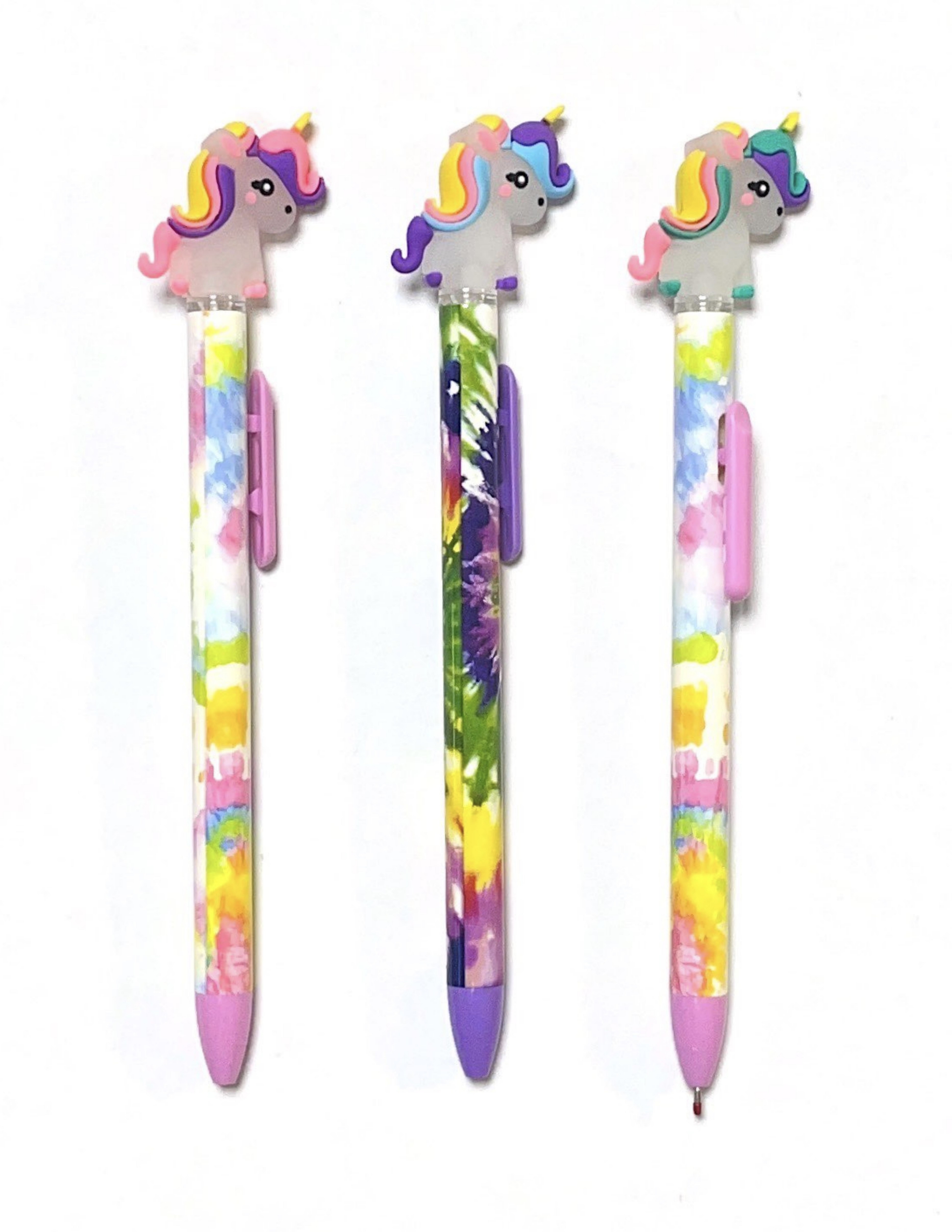 unicorn retractable erasable pen